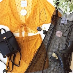 Wild Honey top & skirt set